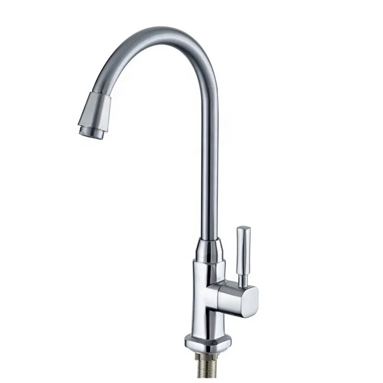 School Bathroom Faucet Accessory Type Zinc Alloy Hot And Cold Single Handle Kitchen Faucet