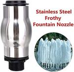 1" Stainless Steel Plastic Frothy Foam Water Fountain Jet Nozzle