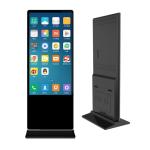 LCD Display Indoor Android Advertising TV Digital Signage Totem Floor Stand 55In
