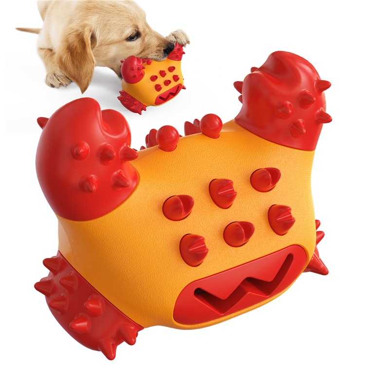 TPR Pet Cute Pet Toys Protective Molar Cleaning Toothbrush Molar Bite
