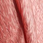 100% Polyester 75Dx100D Dyed Crinkle Satin Fabric 120g For Dress Garment