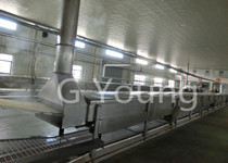 50-100g / Cake Instant Noodle Production Line 200 000 Cakes 800mm Roller Fried Bag
