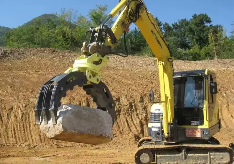 Full 360 Degree Hydraulic Rotation Double Cylinders Hydraulic Rotator Grapple