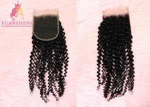 Wholesale Virgin Indian Deep Curly Hair 4x4 Lace from china suppliers