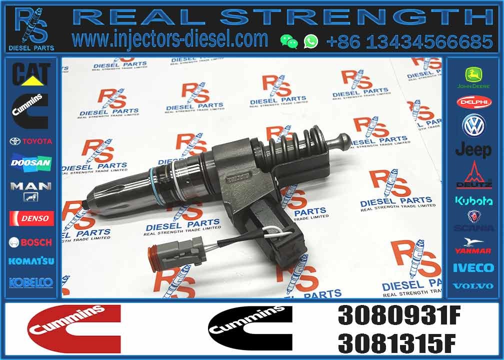 Auto Parts Diesel Fuel Injector 4307516 6087807 3080931F For CUMMINS N14 Diesel Engine