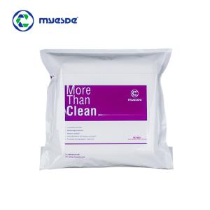 Wholesale 4 Inch 60g Cleanroom Paper Industry Dry Nonwoven Spunlace Cleaning Wipe from china suppliers