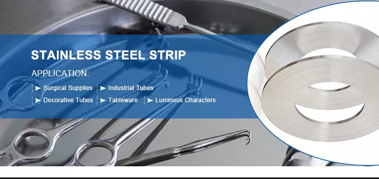 2B Finished Metal Stainless Steel Strips 1mm 2mm SUS304 0.3mm x 90mm Cold Rolled