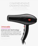 2400w High Speed Low Radiation Hair Dryer Multi Function For Travel Hotel
