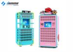 Black Pink Gift Vending Machine Coin Cash Payment Mode RGB LED 220V Custom