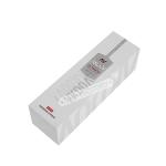 White Paper Cardboard Wine Drawer Box With Metal Plate Logo