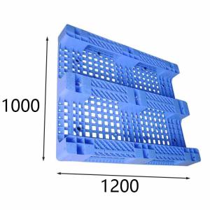 Wholesale HDPE Blue Rackable Plastic Pallets 1200X1000Mm Acids Resistant from china suppliers