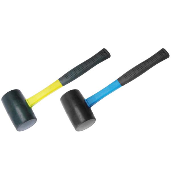 Cheap Price Rubber Mallet Rubber Hammer, 750g Black Head Ball Pein Hammer For Sales