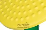 outdoor fitness equipments steel based zinc powder coating tai chi wheel-OK-T01