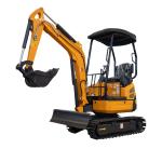 XN16 Mini Wheeled Excavator 1.6 Tons hydraulic backhoe