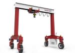 OEM RTG Rubber Tired Mobile Gantry Cranes 5m To 40m Lifting Height