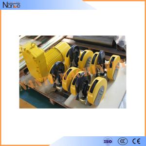 China Steel Electric Wire Rope Hoist Monorail Hoist Trolley With CE Certified on sale