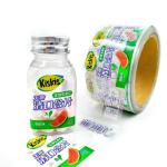 Gold Foil Self Adhesive Label Holographic Transparent Food Bottle Roll