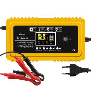 Wholesale PC Fireproof Material 20A/12V 10A/24V Car Battery Charger Fully Smart Charger for Lithium Lead-Acid LIFEFO4 AGM Battery from china suppliers