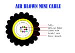12 Core LSZH Fiber Cable , Fibre Optique G657A2 Air Blown Mini Dual Purpose