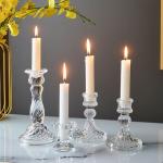 Customized Classic Lead Free Crystal Candle Holder for Party Decoration