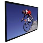92" Fixed projector Screen For Home Cinema , Flexible White / Grey Fabric