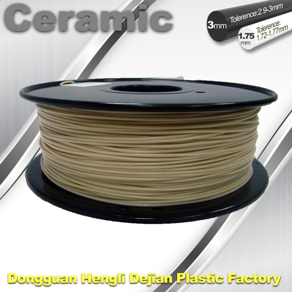 Stand Wear / Tear Filament 3D Printer Ceramic Filament For 3d Printer Beige