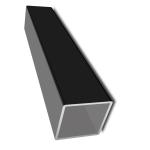 6000 Square Angle Oval Anodized Aluminum Tube