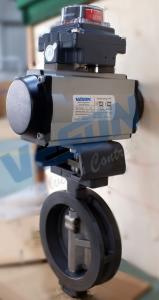 Wholesale Wafer Type Pneumatic Butterfly Valve Air Operated Butterfly Valve With Switches from china suppliers