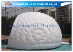 Exhibition / Party Nylon Healthy Economic Inflatable Air Tent White Moon Tent