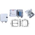 Indoor / Outdoor 12 Cores FTTH Splitter Box Wall - Mounted Installation