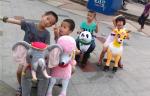 Factory mixed batch of children without musical slide Trojan horse wood