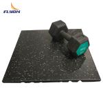 Wear Resistant SBR Rubber Flooring , Rubber Mats For Gym Blue Black Red Color