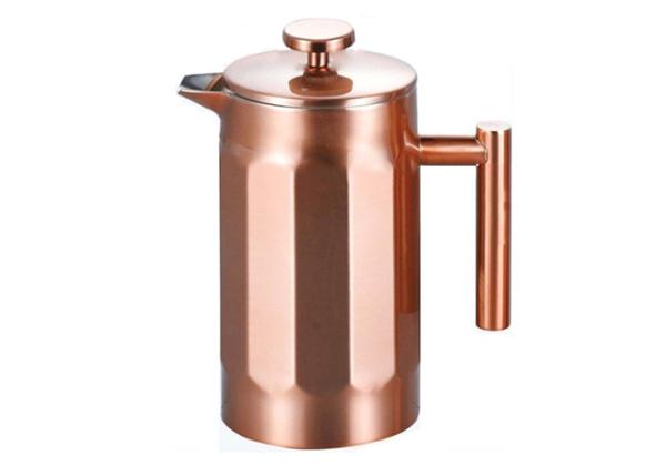 U-Bonds Luxury French Press Pot Rose Gold Stainless Steel Double Wall French