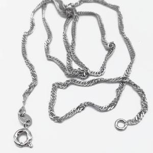 Wholesale DIY Jewelry Necklace Accessories Love Pearl Platinum Plated Water Wave Chain from china suppliers