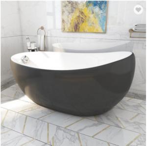 China Central Drain Sanitary Bathtub 1.4m Indoor Corner Whirlpool Free Standing Tub on sale