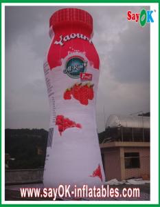 Wholesale Fireproof PVC Tarpaulin Inflatable Yogurt Bottle For Adversting Campaign from china suppliers