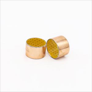 Wholesale Rolled Bronze Yellow POM Boundary Lubricating Bearings Flanged Sleeve from china suppliers