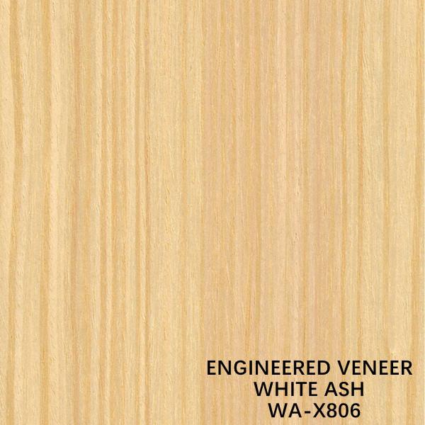 Reconstituted Decorative Natural Ash Wood Veneer WA-X806 Fineline Grain