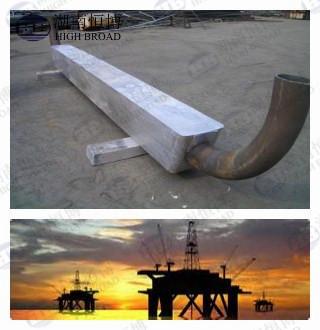 Aluminum Cathodic Protection Anodes For Offshore Construction Service Onshore