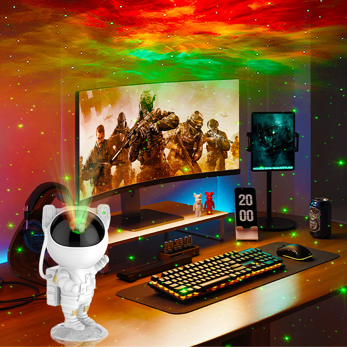 Multipurpose RGB Star Light Projector , Home Theater Astronaut Nebula Projector