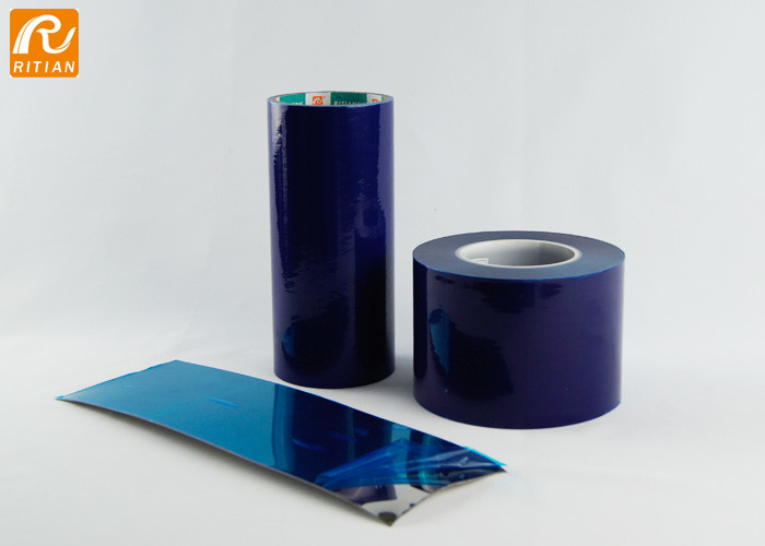 Clear Blue Window Glass Protection Film Self Adhesive Anti Scratch / Anti UV
