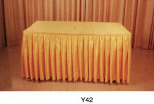 Wholesale Embroidery pattern elegant wedding polyester fancy wedding table cloths (Y-42) from china suppliers
