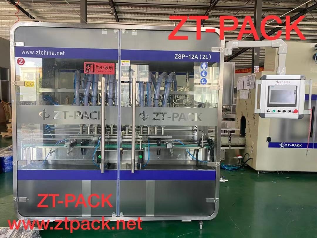 SUS316 Liquid Soap Dishwasher Detergent Gel Viscous Liquid Chemical Cleaning Product Filling Capping Machines