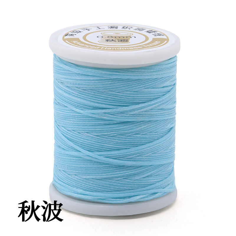 Crochet Bracelet Thread 0.8mm Strong and Durable Spun Wax Thread for Hand-stitched Knitting