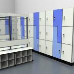 Kindergarten Workplace Lab Cupboards Wooden Furniture Digital HPL Lockers