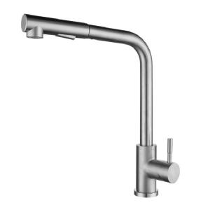 Wholesale Brushed Retractable Stainless Steel Dish Wash Tap Corrosion Resistance Long Service Life from china suppliers