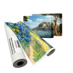 Matte Inkjet 360gsm Polycotton Canvas For Wall Decoration