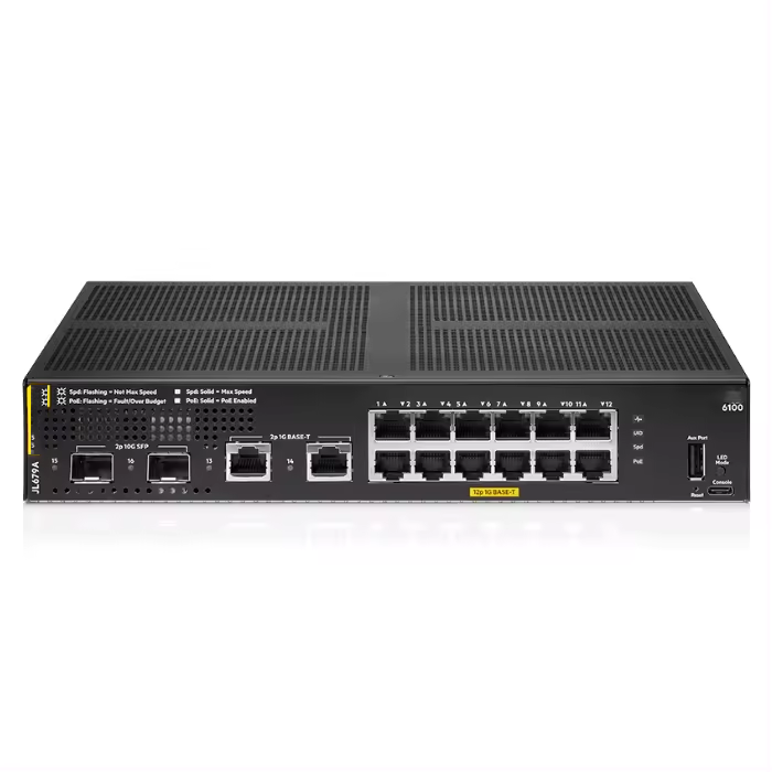 Customized Networking CX 6200F 24G Class 4 PoE 4SFP 370W JL724A Ethernet Switch Full-Duplex Half-Duplex Communication Mode