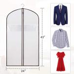 Men Zippered Non Woven Fabric CMYK 9gsm 60x90cm Suit Holder