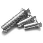 304 Stainless Steel Black Hex Head Screw DIN933 Grade 8.8 Strength Outer